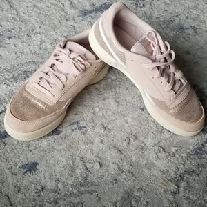 Light pink sneakers